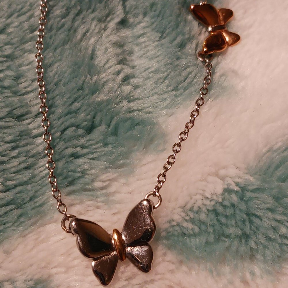 Stainless Steel Butterfly Choker